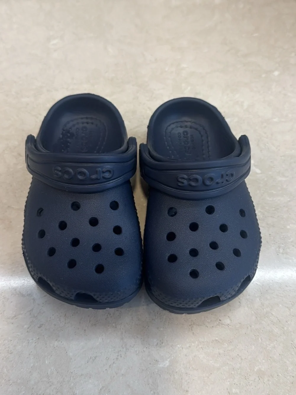Crocs Toddler 6C Classic Clog - Navy Blue
